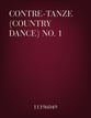 Contre-Tanze (Country Dance) No.1 P.O.D. cover
